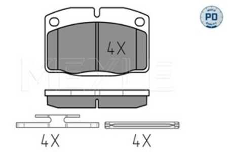 Bromsbeläggsats, Framaxel, opel,vauxhall, 16 05 036, 16 05 463, 16 05 485, 16 05 504, 16 05 531, 16 05 562, 16 05 563, 16 05 58