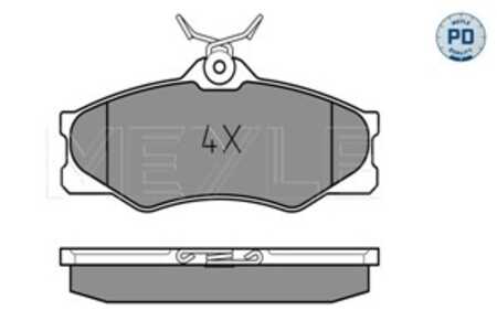 Bromsbeläggsats, Framaxel, vw transporter buss iii, transporter flak/chassi iii, transporter skåp iii, 251 698 151 C, 251 698 1