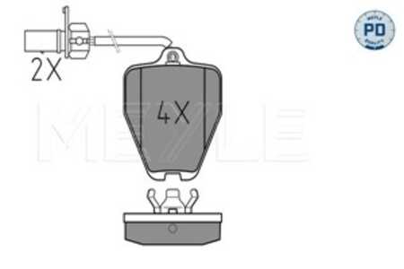 Bromsbeläggsats, Framaxel, audi a4 b5, a4 b5 avant, a6 c5, a6 c5 avant, 4B0 698 151 AE, 4B0 698 151 C, 8D0 698 151 B, 8D0 698 1