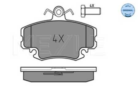 Bromsbeläggsats, Framaxel, dacia,lada,renault, 16 11 460 280, 16 17 250 880, 410602192R, 410609342R, 4250.41, 4250.70, 4253.10,