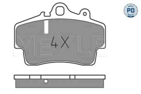 Bromsbeläggsats, Framaxel, porsche boxster, cayman, 987 351 939 02, 987 351 939 03