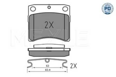 Bromsbeläggsats, Framaxel, vw transporter buss iv, transporter flak/chassi iv, transporter skåp iv, 701 698 151 G, 701 698 151 H