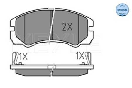 Bromsbeläggsats, Framaxel, isuzu,opel,vauxhall, 16 05 002, 16 05 084, 16 05 620, 16 05 848, 16 05 852, 16 05 913, 16 05 978, 89