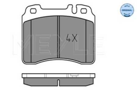 Bromsbeläggsats, Framaxel, mercedes-benz, 002 420 19 20, 002 420 37 20, A 002 420 19 20, A 002 420 37 20