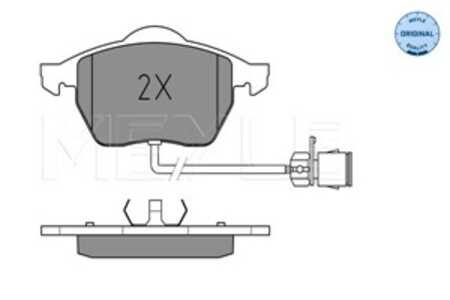 Bromsbeläggsats, Framaxel, audi 100 c4 avant, 100 c4 sedan, a6 c4, a6 c4 avant, 4A0 698 151 C, 4A0 698 151