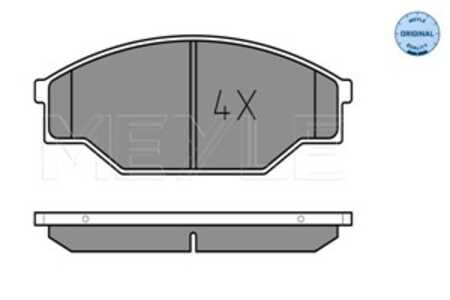 Bromsbeläggsats, Framaxel, toyota, 04465-20050, 04465-20090, 04465-20200, 04465-20310, 04465-25040, 04465-25060, 04465-26010, 0