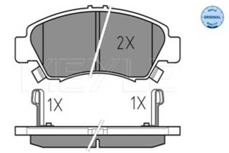 Bromsbeläggsats, Framaxel, honda, 06450-SAA-901, 06450-SAA-B00, 06450-SAA-B01, 06450-SAA-E50, 06450-SAA-G00, 06450-SEL-T01, 450