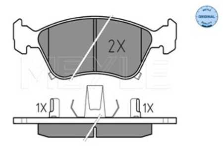 Bromsbeläggsats, Framaxel, toyota avensis, avensis kombi, avensis liftback, 04465-05020, 04465-05030, 04465-05040, 04465-05042,