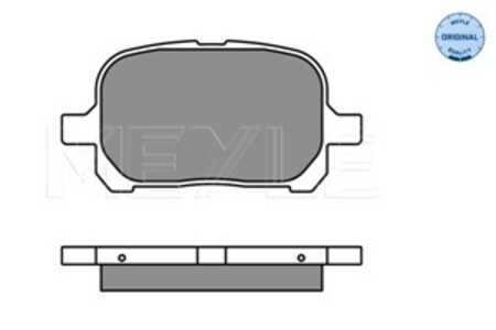 Bromsbeläggsats, Framaxel, lexus rx, toyota camry, previa ii, 04465-20550, 04465-28400, 04465-28410, 04465-28430, 04465-28460, 