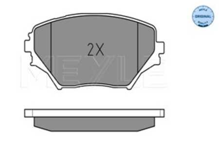 Bromsbeläggsats, Framaxel, toyota rav 4 ii, 04465-42070, 04465-42071, 04465-42080, 04465-42110, 04465-42130, 04465-44110, 04465