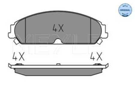 Bromsbeläggsats, Framaxel, chrysler 300c, 300c touring, lancia thema, 05142559AA, 05142559AB, 5142558AA, 5142558AB, 5142559AA, 