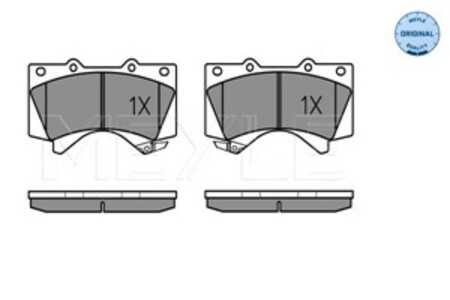 Bromsbeläggsats, Framaxel, lexus lx, toyota land cruiser 200, land cruiser prado, 04465-02440, 04465-0C020, 04465-60280, 04465-