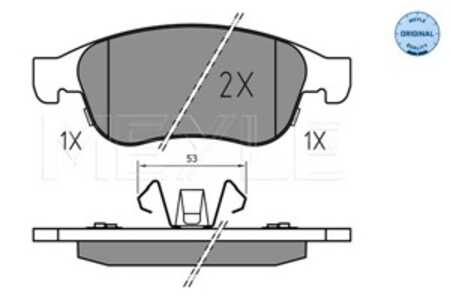 Bromsbeläggsats, Framaxel, fiat 500x, jeep renegade suv, 77367213, 77367369, 77368048