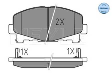 Bromsbeläggsats, Framaxel, honda accord viii, accord kombi viii, accord sedan ix, 45022-TL0-G50, 45022-TL0-G51