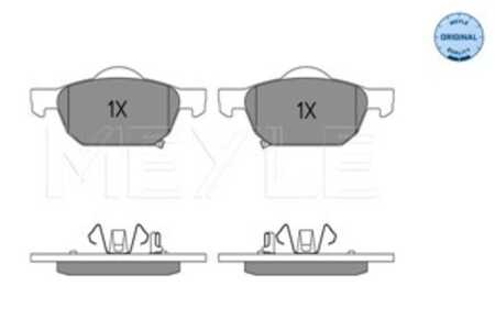 Bromsbeläggsats, Framaxel, honda accord viii, accord kombi viii, 4502-2TL-1G00, 4502-2TL-1G01