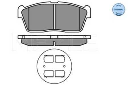 Bromsbeläggsats, Framaxel, citroën,daihatsu,mitsubishi,nissan,peugeot,subaru,suzuki, 04465-B1010, 04465B1010000, 04465B1020, 04