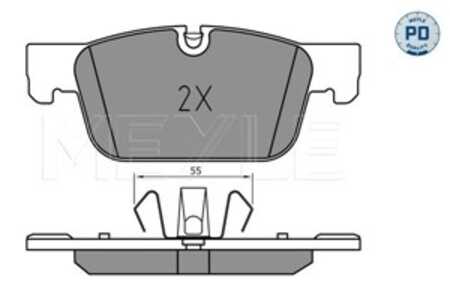 Bromsbeläggsats, Framaxel, volvo s60 iii, s90 ii, v60 ii, v90 kombi ii, xc60 ii, 31423651, 31423652, 31658359, 32276321