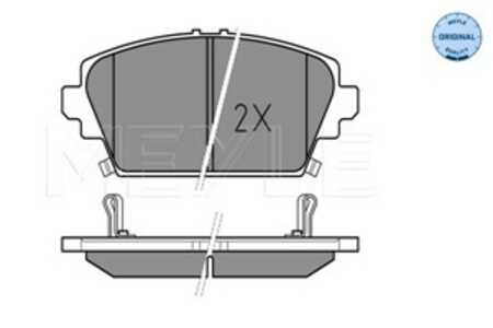 Bromsbeläggsats, Framaxel, honda,mg,nissan, 41060-4U125, 41060-4U126, 41060-4U127, 41060-AV125, 41060-AV126, 45022-S1A-E00, 450