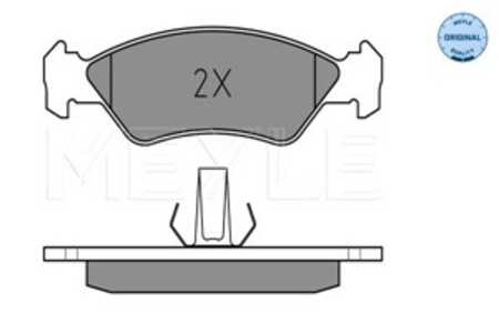 Bromsbeläggsats, Framaxel, ford fiesta iii, fiesta iv, fiesta skåp/stor limousine, ka, mazda 121 iii, 1 010 502, 1 013 843, 1 0