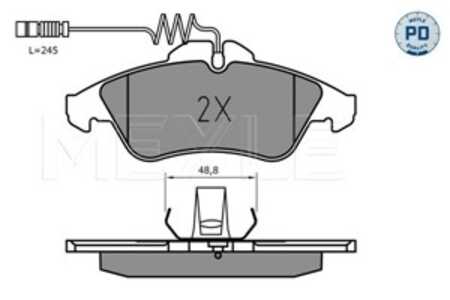 Bromsbeläggsats, Framaxel, mercedes-benz,vw, 002 420 39 20, 2D0 698 151 C, 2D0 698 151, A 002 420 39 20