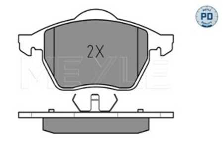 Bromsbeläggsats, Framaxel, audi a4 b5, a4 b5 avant, vw passat b5, passat b5 variant, 8D0 698 151 A, 8D0 698 151 C, 8D0 698 151 