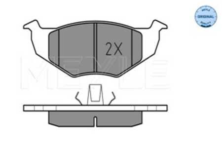 Bromsbeläggsats, Framaxel, seat,vw, 1H0 698 151 A