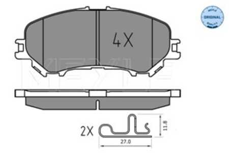 Bromsbeläggsats, Framaxel, nissan qashqai suv ii, x-trail iii, renault kadjar, koleos ii, 410601596R, 410604EA0A, D10604BA0A, D