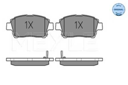 Bromsbeläggsats, Framaxel, toyota, 04465-0D020, 04465-0D030, 04465-0W050, 04465-0W080, 04465-12580, 04465-12581, 04465-12590, 0