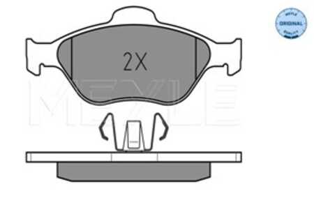 Bromsbeläggsats, Framaxel, ford,mazda, 1 101 462, 1 101 463, 1 101 464, 1 128 463, 1 145 299, 1 206 064, 1 236 880, 1 521 328, 