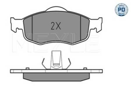 Bromsbeläggsats, Framaxel, ford, 1 073 731, 1 079 347, 1 095 201, 1 096 942, 1 130 759, 1 521 326, 2U2Z2V001JA, 5 029 147, 6 87