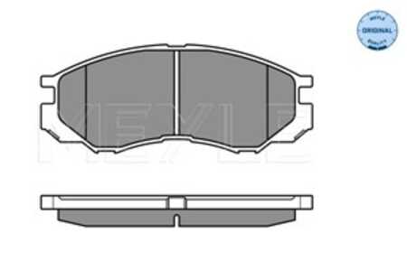 Bromsbeläggsats, Framaxel, mitsubishi l 300 flak/chassi iii, l200, l400 buss, l400 skåp, MN102609, MN102616, MR205256, MR205257