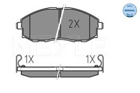 Bromsbeläggsats, Framaxel, hyundai h-1 / starex buss, h-1 flak/chassi, h-1 skåp, h100 flak/chassi, h100 skåp, 58101-4AA00, 5810