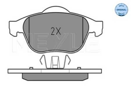 Bromsbeläggsats, Framaxel, renault laguna ii, laguna grandtour ii, scénic minibus,  minivan i, 410607613R, 7701206599, 77012081