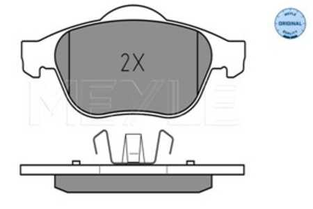 Bromsbeläggsats, Framaxel, renault espace iv, laguna ii, laguna grandtour ii, vel satis, 410607716R, 7701206747, 7701207615, 77