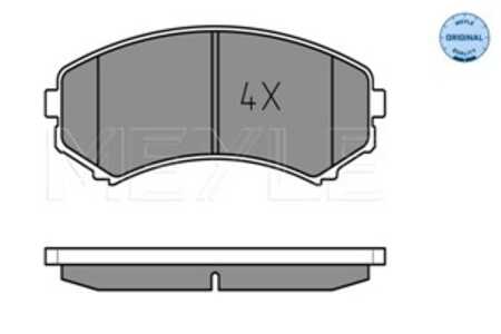 Bromsbeläggsats, Framaxel, mitsubishi grandis, pajero iii, pajero iv, pajero canvas top iii, pajero pinin i, pajero van iv, 460