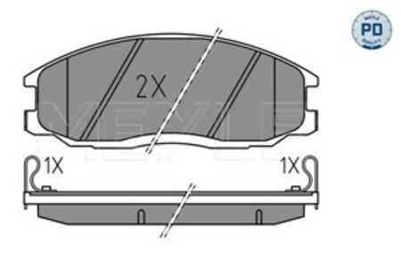 Bromsbeläggsats, Framaxel, hyundai,ssangyong, 48130-08260, 48130-08BA0, 48130-091A0, 58101-26A00, 58101-26A10, 58101-26A20, 581