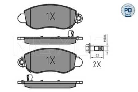 Bromsbeläggsats, Framaxel, ford transit buss, transit flak/chassi, transit skåp, 1 135 167, 1 318 139, 1 465 166, 4 042 008, 4 