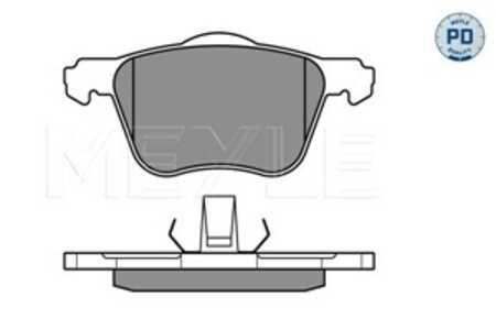 Bromsbeläggsats, Framaxel, volvo s60 i, s80 i, v70 ii, xc90 i, 274285, 30769122, 30793231, 30793265