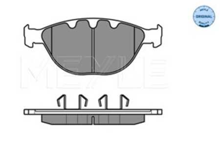 Bromsbeläggsats, Framaxel, bmw 5 [e60], 5 touring [e61], 6 [e63], 6 cabriolet [e64], 7 [e65, e66, e67], 0 300 361, 2 283 365, 2