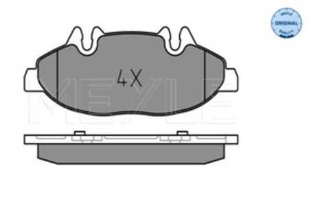 Bromsbeläggsats, Framaxel, mercedes-benz, 000 421 61 10, 001 421 09 10, 003 420 78 20, 003 420 79 10, 006 420 43 20, 636 420 02