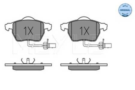 Bromsbeläggsats, Framaxel, audi,seat,skoda,vw, 4B0 698 151 A, 4B0 698 151 AB, 4B0 698 151 AF, 4B0 698 151 B, 4B0 698 151 E, 4B0