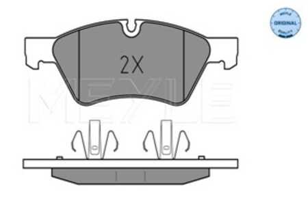 Bromsbeläggsats, Framaxel, mercedes-benz e-klass [w211], e-klass t-model [s211], gl-klass [x164], m-klass [w164], r-klass [w251