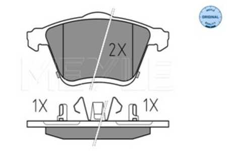 Bromsbeläggsats, Framaxel, mazda 6 hatchback, 6 sedan, 6 station wagon, GPYA-33-23ZB, GPYA-33-23ZC, GPYA-33-23ZF, GPYA-33-23ZG