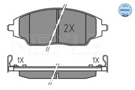 Bromsbeläggsats, Framaxel, chevrolet aveo halvkombi, aveo sedan, 95231012