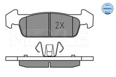 Bromsbeläggsats, Framaxel, dacia,renault, 41060 2396R, 41060 9646R, 410602396R, 410609646R, 8660003852, 8660005117, 8660005283,