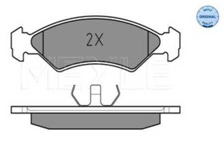 Bromsbeläggsats, Framaxel, ford fiesta i, fiesta ii, fiesta skåp/halvkombi, 5 015 917, 5 018 193, 5 018 898, 5 023 993, 6 132 4