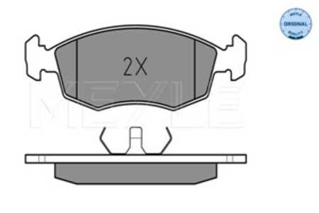 Bromsbeläggsats, Framaxel, ford, 1 647 730, 1 659 936, 5 020 817, 5 023 998, 6 127 527, 6 128 158, 6 136 892, 6 155 623, 6 184 