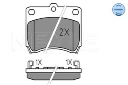 Bromsbeläggsats, Framaxel, kia pride, pride kombi, mazda 121 i, DA19-33-28Z, DA19-33-28ZA, DA19-33-28ZA9A, KK150 3323Z, KK150 3