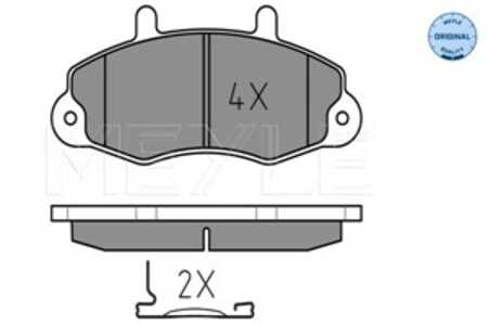 Bromsbeläggsats, Framaxel, ford transit buss, transit flak/chassi, transit skåp, transit tourneo buss, 1 074 971, 1 134 158, 1 