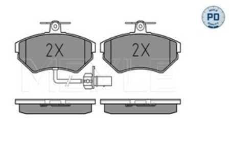 Bromsbeläggsats, Framaxel, audi,seat,vw, 8E0 698 151 B, 8E0 698 151 M, JZW 698 151 G